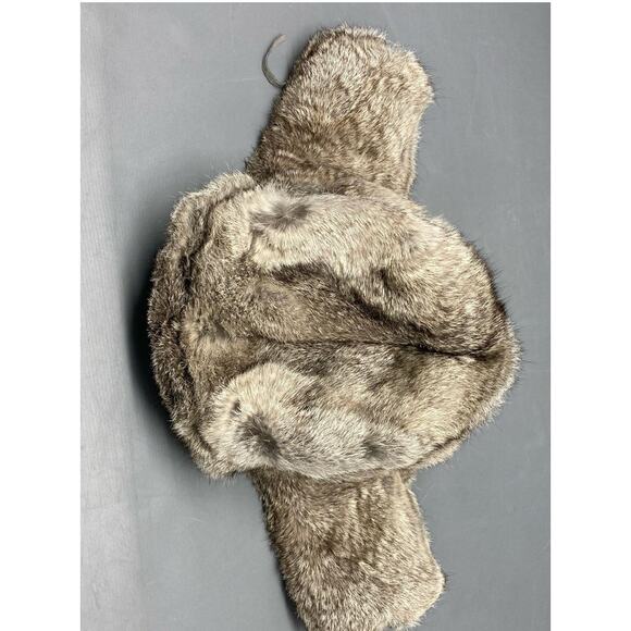 Vintage Baltman & Co Grey Rabbit Fur Trapper Flap Hat - Picture 2 of 6